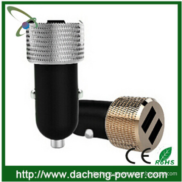 Hiqh quality dual usb car charger for mobile phone/Iphone/Samsung